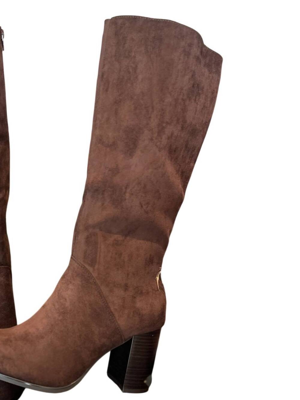 NEW PIERRE DUMAS women's riding boots in chocolate